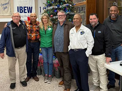 Rachel at community event