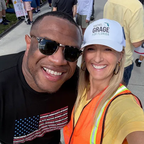 Rachel Grage at a local event