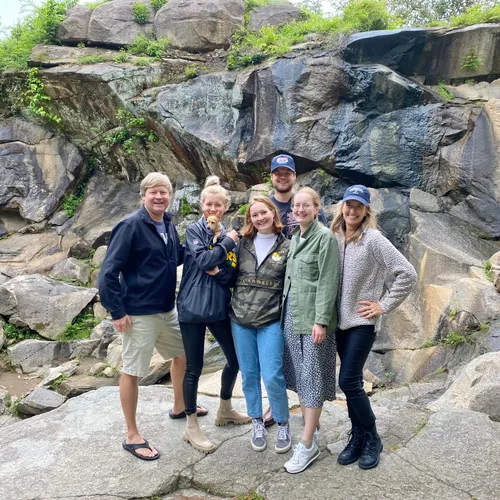 Rachel Grage at a community meeting